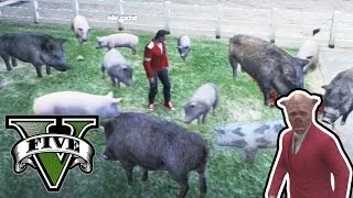 GTA V Online - LA FAMILIA CERDUNA DE CORVUS - CERDOS POR DOQUIER! XDD - NexxuzHD