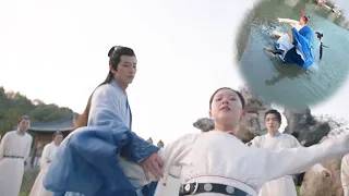 Yunzhi stops SangQi from falling into water, but she deliberately pulled yunzhi down