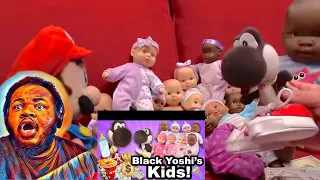 SML Movie: Black Yoshi's Kids (REACTION) #sml #blackyoshi #jeffy #supermariologan 😂👶👶🏻👶🏼👶🏾