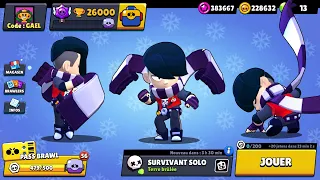 BRAWL STARS - JE PASSE LES 26 000 TROPHÉES AVEC EDGAR !!