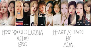 How Would LOONA (OT12) Sing AOA - Heart Attack?