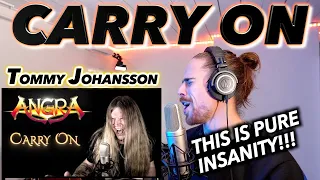 Tommy Johansson - Carry On FIRST REACTION! (THIS IS PURE INSANITY!!!)