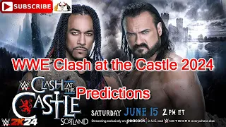 WWE Clash at the Castle 2024 World Heavyweight Championship Damian Priest vs. Drew McIntyre WWE 2K24