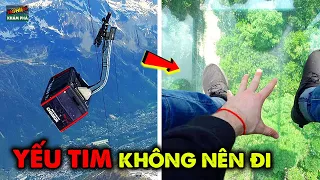 🔴8 Chiếc Cáp Treo Nguy Hiểm Và Kinh Hãi Nhất Thế Giới Yếu Tim Đừng Dại Thử -  Việt Nam Góp Mặt |NKP