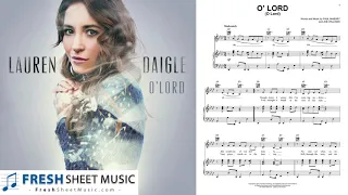 Lauren Daigle - O' Lord Sheet Music, Piano Notes, Chords