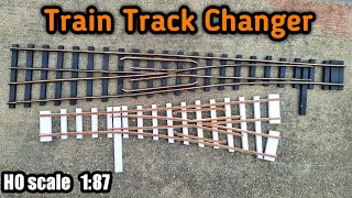 How to make a Railway Track Changer | How to make Train Tracks | How to make Tracks | Ho Scale | 🛤