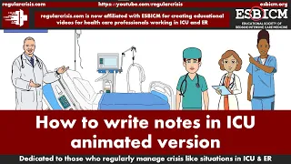 How to write notes in ICU with template - Animated version