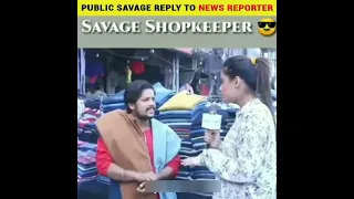 Public Savage Replies To News reporters । Wait For End 😂 #shorts#shortvideo