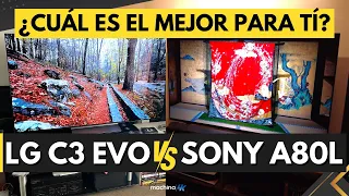 LG C3 vs SONY A80L ¿Cuál es el MEJOR Televisor para tí?