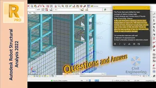 Modeling and Design of RC Buildings in Autodesk Robot | Part 13: Q & A