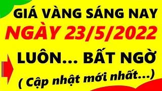 Giá vàng hôm nay ngày 23/5/2022 - giá vàng 9999, vàng sjc, vàng nhẫn 9999,...