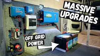 HUGE LITHIUM BATTERY UPGRADE FOR OFF GRID VAN LIFE - No Experience Van Build