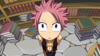 Fairy Tail OVA - Natsu stares at Lucy's panties