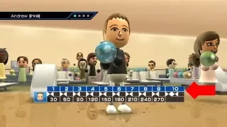 Wii Sports Bowling - Perfect Game - 300 Score!