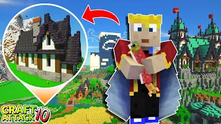 Neuer XXL LACHS & 3 NEUE GEBÄUDE im KÖNIGREICH! - Minecraft Craft Attack 10 #81