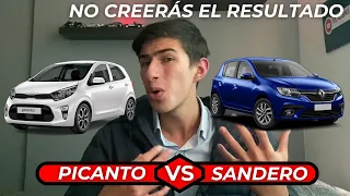 ⚔️ PICANTO vs SANDERO 😰 Batalla épica ¿CUÁL ES MEJOR para ti?