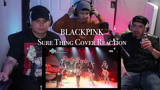 BLACKPINK SURE THING COVER REACTION