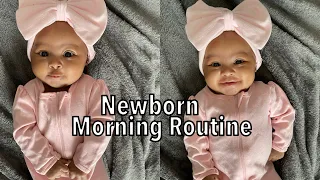 Newborn Morning Routine (2 Months Old) || First Time Mom 💓