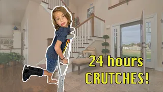 24 hrs on CRUTCHES! Last to drop the CRUTCHES pt.2