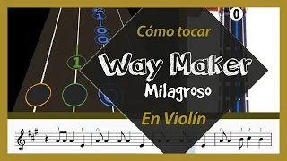 Way Maker (Milagroso) | Violín🎻 Play along