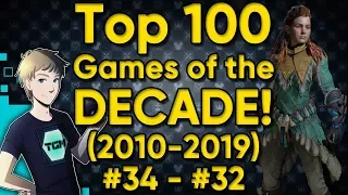 TOP 100 GAMES OF THE DECADE (2010-2019) - Part 23: #34-32