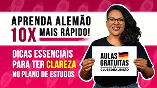 Aprenda alemão 10x mais rápido: como ter clareza nos estudos! | AGCA #87