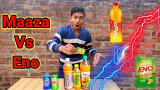 🥵Khtarnak Experiment | Maaza Vs Eno Reaction | Eno Vs Maaza | Science Experiments | Expert XYZ