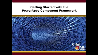 Getting Started with the PowerApps Component Framework