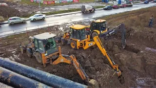 JCB 3CX CASE 570ST MECALAC TLB870 Сравнение.