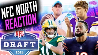 NFC North Draft Reaction: Packers & Lions SUPER BOWL ready, Vikings & Bears all-in on rookie QBs