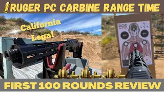 RUGER PC CARBINE RANGE TIME - FIRST 100 ROUNDS | CALIFORNIA LEGAL | EP#59