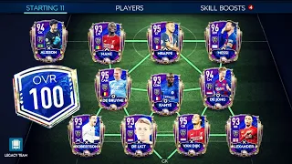 FULL  100+ OVR TEAM OF THE YEAR IN FIFA MOBILE 20 - 96 Messi , Mbappe - TOTY