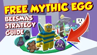HOW TO GET A FREE MYTHIC EGG - BEESMAS STRATEGY GUIDE (Bee Swarm Simulator)