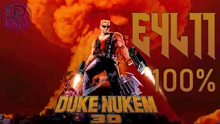 Duke Nukem 3D - Прохождение на 100% - Рождение - E4L11 - Зона 51 (Секретный уровень)