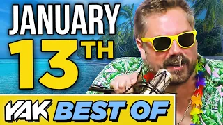 Big Cat Blows Chunks on Tank Race Day | Best of The Yak 1-13-23