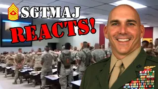 SGTMAJ REACTS:  “MARINES SING Days of Elijah”