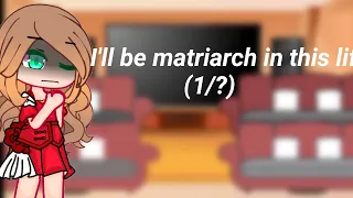 I'll be matriarch in this life react to[]READ DESC[]RUSH #manhwa #reaction #gachaclub