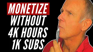 How to MONETIZE YOUTUBE videos WITHOUT 4000 Hours and 1000 Subscribers 2020