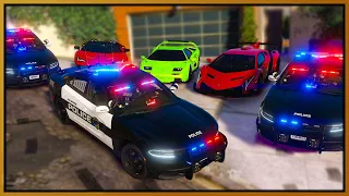 GTA 5 Roleplay - $10,000,000 stolen Lamborghini trolls cops | RedlineRP