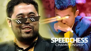 The Best Speed Chess Match Ever? | Hikaru vs Ding Liren SCC 2021