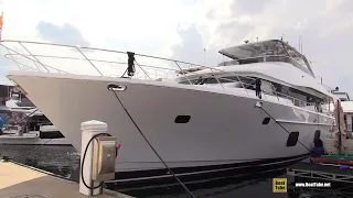 2022 CL Yachts CLB 88 Luxury Yacht - Walkaround Tour - 2021 Fort Lauderdale Boat Show
