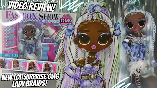 NEW LOL SURPRISE OMG LADY BRAIDS! VIDEO REVIEW/ LOL Surprise OMG Fashion Show Hair Edition