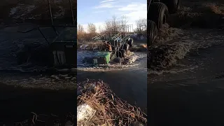 вездеход Соломономобиль, переезжаем через глубокую речку