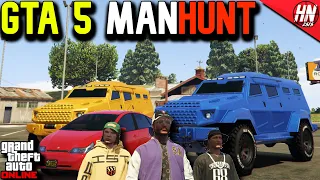 GTA 5 ManHunt! INSURGENTS vs PRIUS ft. @gtanpc @twingeplaysgames