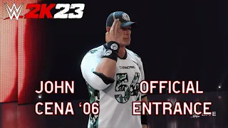 WWE 2K23 John Cena '06 Full Official Entrance!