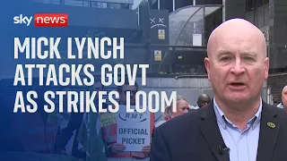 Rail strikes: Govt 'making working people poorer' - Mick Lynch