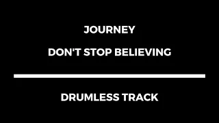 Journey - Don't Stop Believing (drumless)