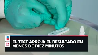 Así se realiza una prueba rápida para detectar Covid-19