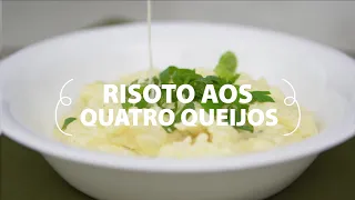 Risoto aos quatro queijos