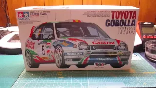 Tamiya Toyota Corolla wrc UNBOXING BUILD FINISHED CAR Plastic Model 1/24